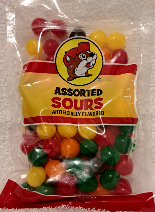 Buc-ee's assorted candy sours